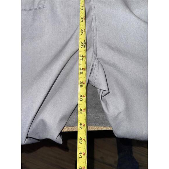 Vintage Para Suit Gray Belted Full ZIp Jumpsuit Short Sleeve Mens 54 Long - Picture 7 of 15